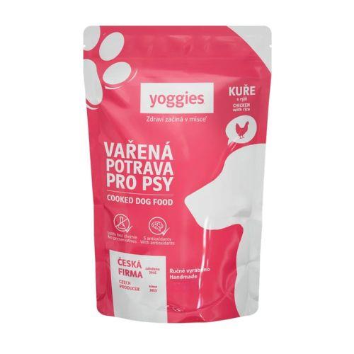 Yoggies kuhana pasja hrana – PIŠČANEC z RIŽEM