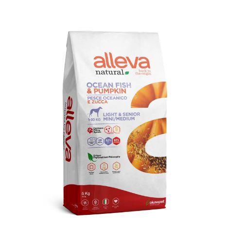 Alleva Natural LIGHT & SENIOR – oceanska riba in buča