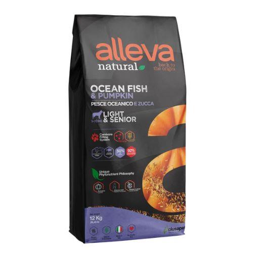 Alleva Natural LIGHT & SENIOR – oceanska riba in buča