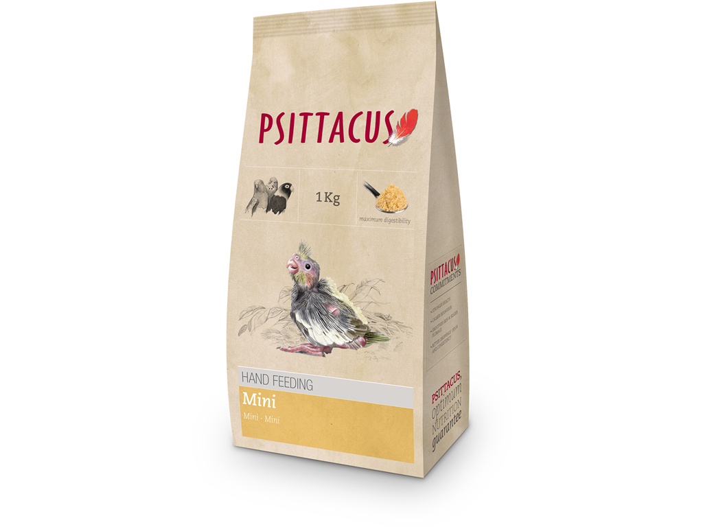 PSITTACUS MINI - za ročno hranjenje nimf, skobčevk, agapornisov...