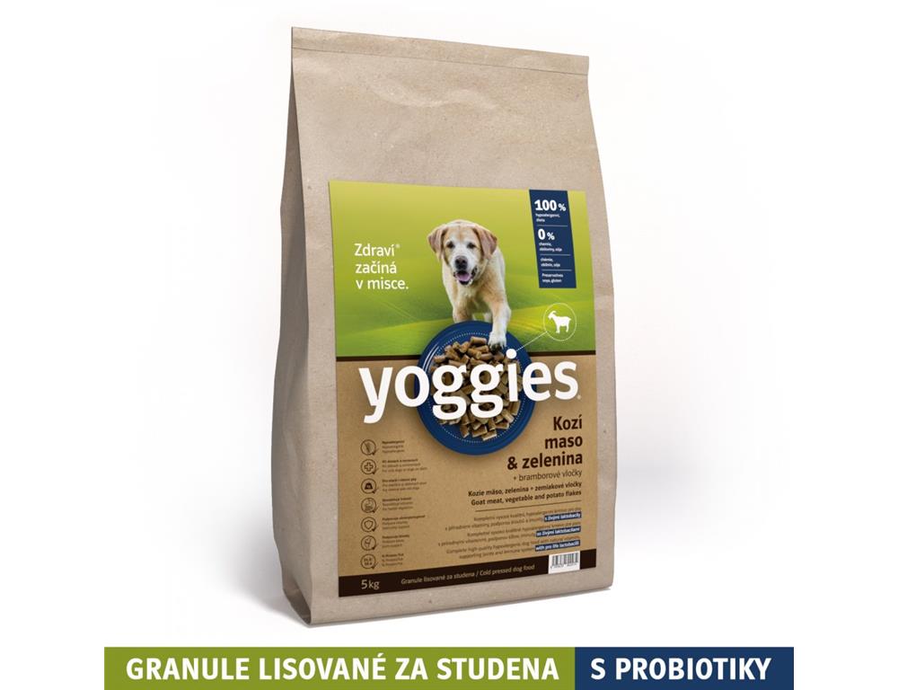 YOGGIES Hypoallergenic - KOZA, velike granule