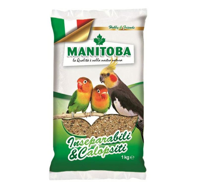 MANITOBA - hrana za NIMFE, AGAPORNISE, ROZELE