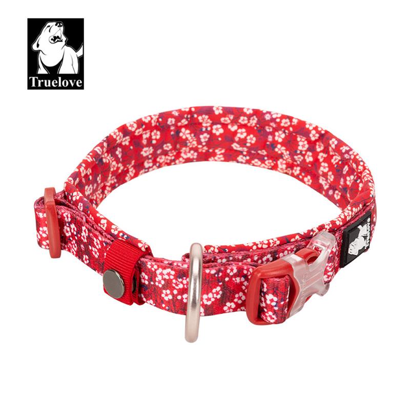 Truelove Ovratnica Floral - POPPY RED