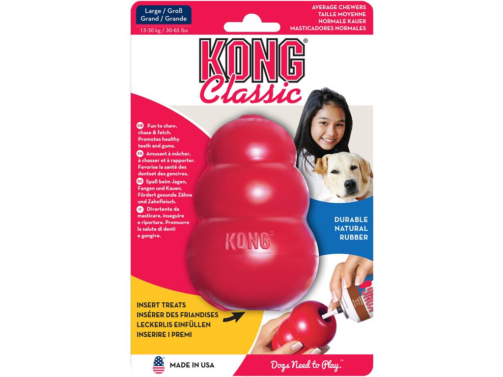 KONG CLASSIC L RDEČ MIMAJA