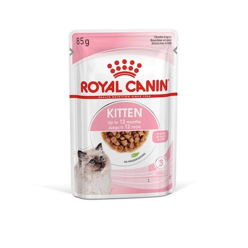 Royal Canin KITTEN - Koščki v omaki 85g